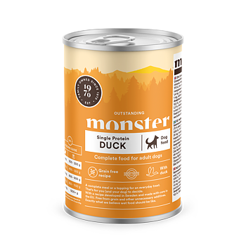 Monster Burk Single Protein Duck 400g