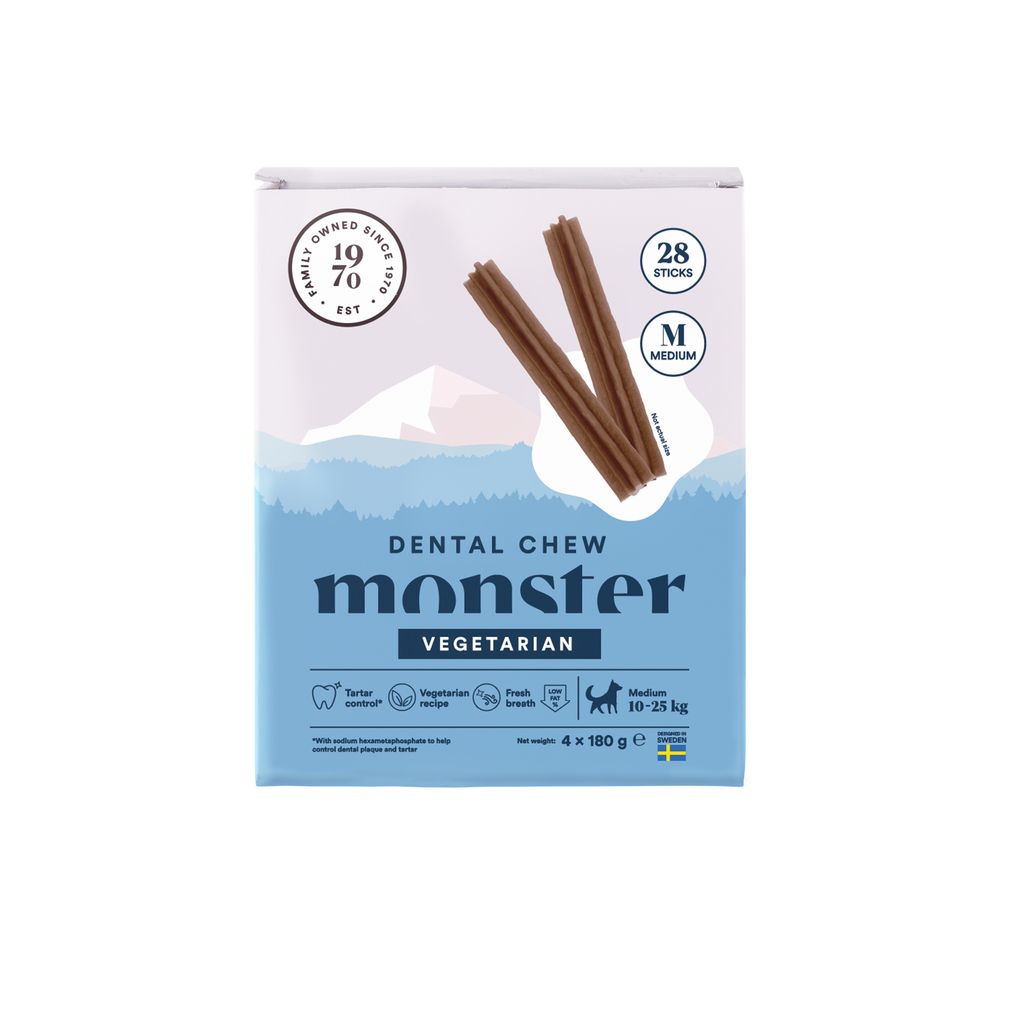 Monster Dental Chew Vegetarian Månadspack - 2