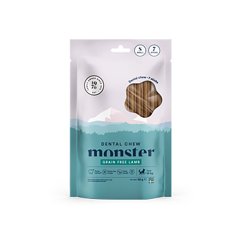 Monster Dental Chew Lamb Veckopack