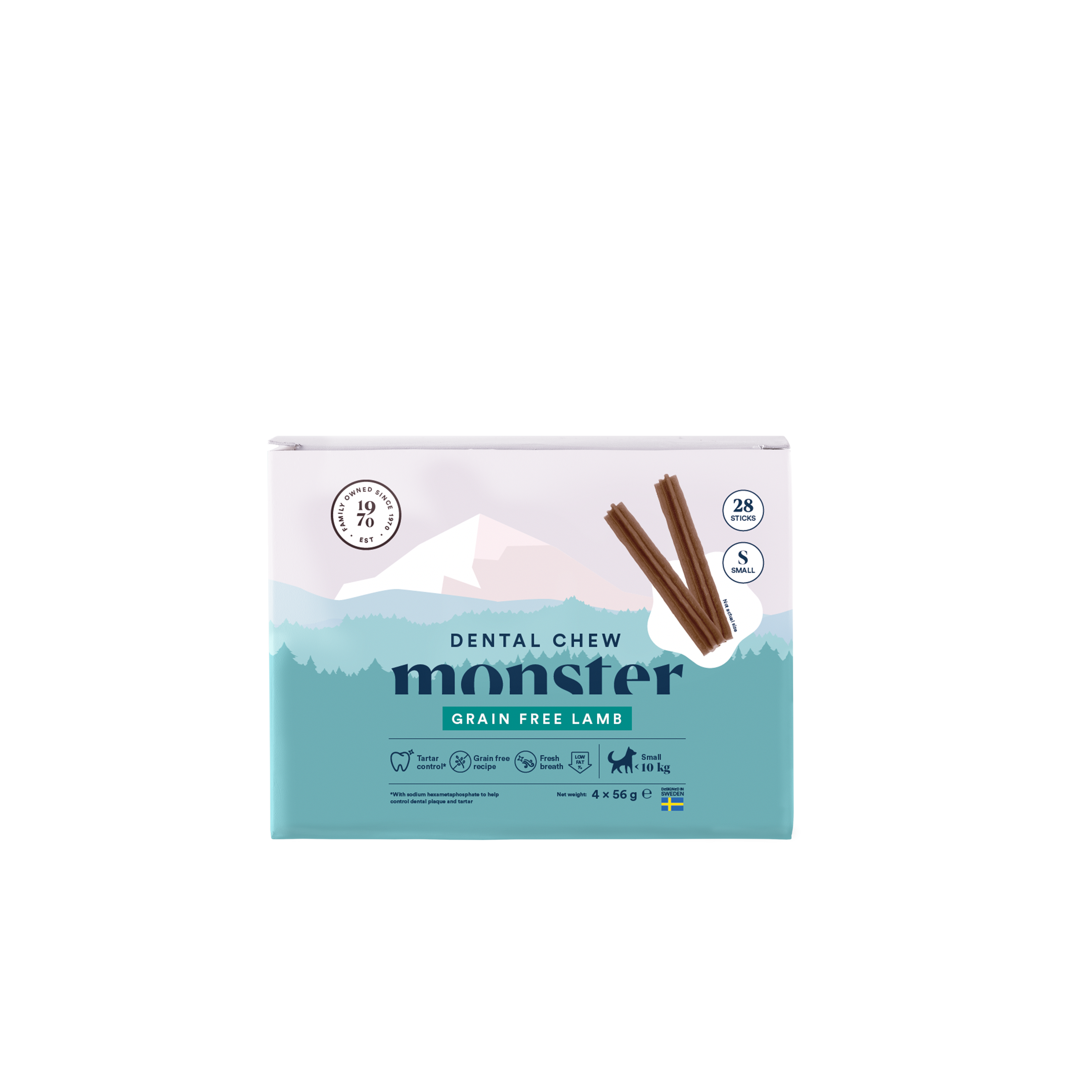 Monster Dental Chew  Lamb  Månadspack S,M,L