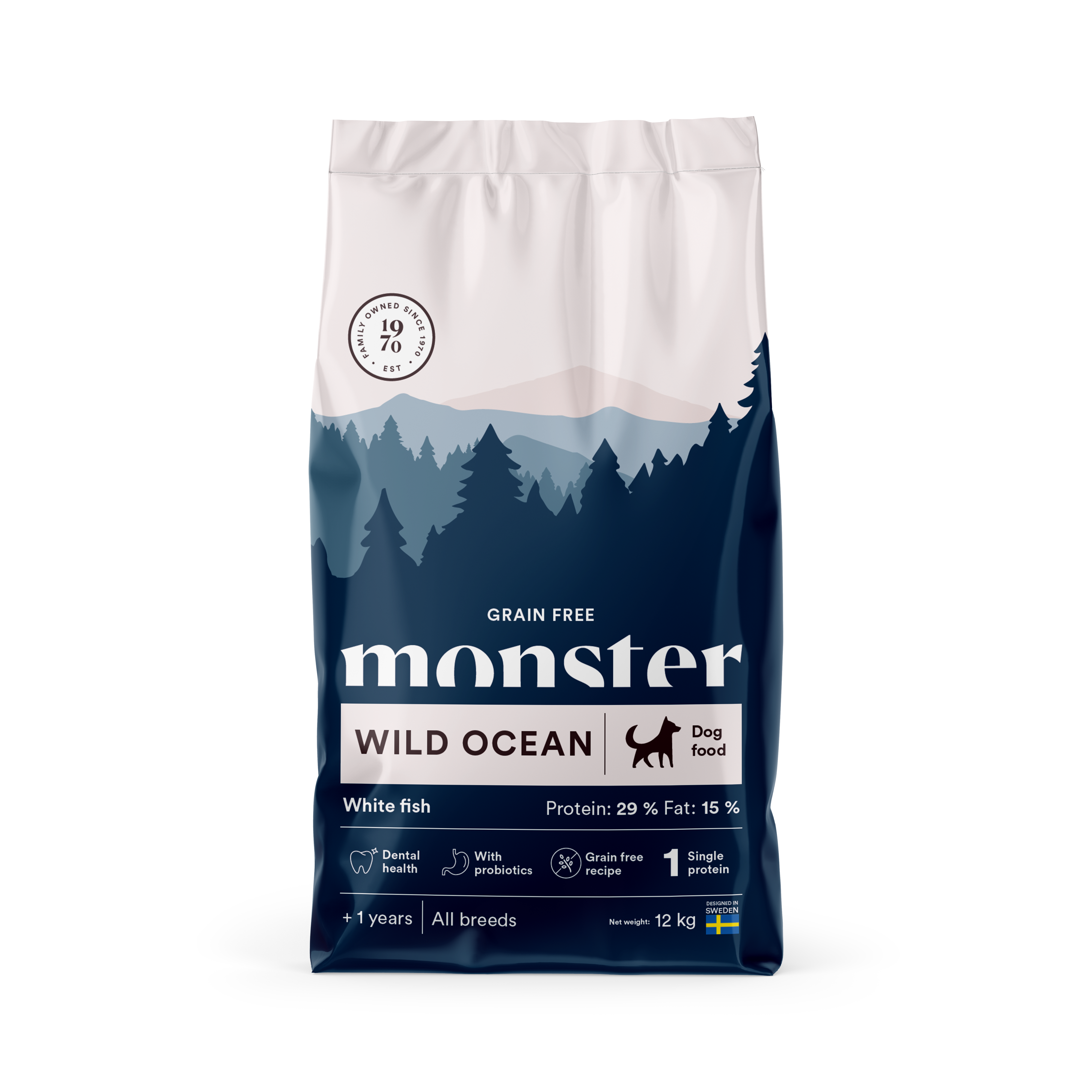 Monster Dog Grain Free Wild Ocean 12Kg 