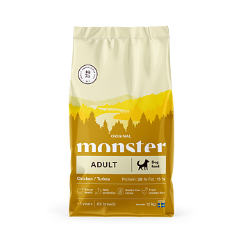 Monster Dog Original Adult Chicken/Turkey 12Kg