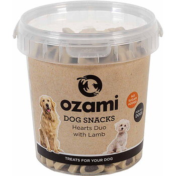 HUNDGODIS HEART DUO LAMM  500G