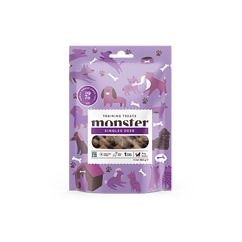  Monster Dog Training Treats Singles Deer 100g