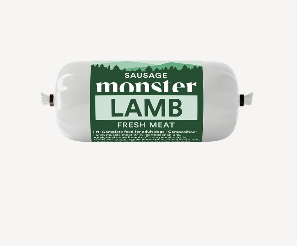 Monster dog sausage lamb 3 storlekar