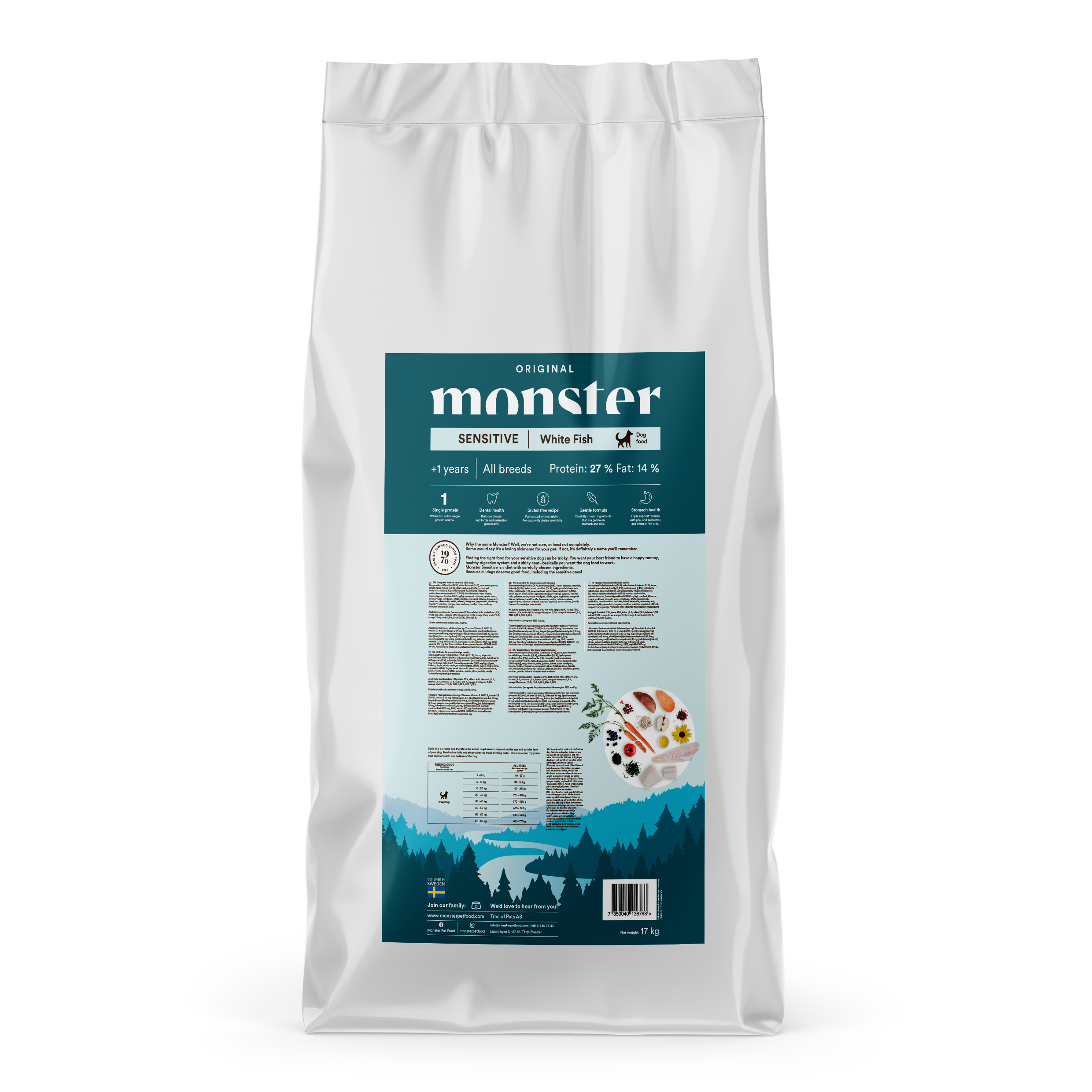 Monster Dog Original Sensitive  17 kg
