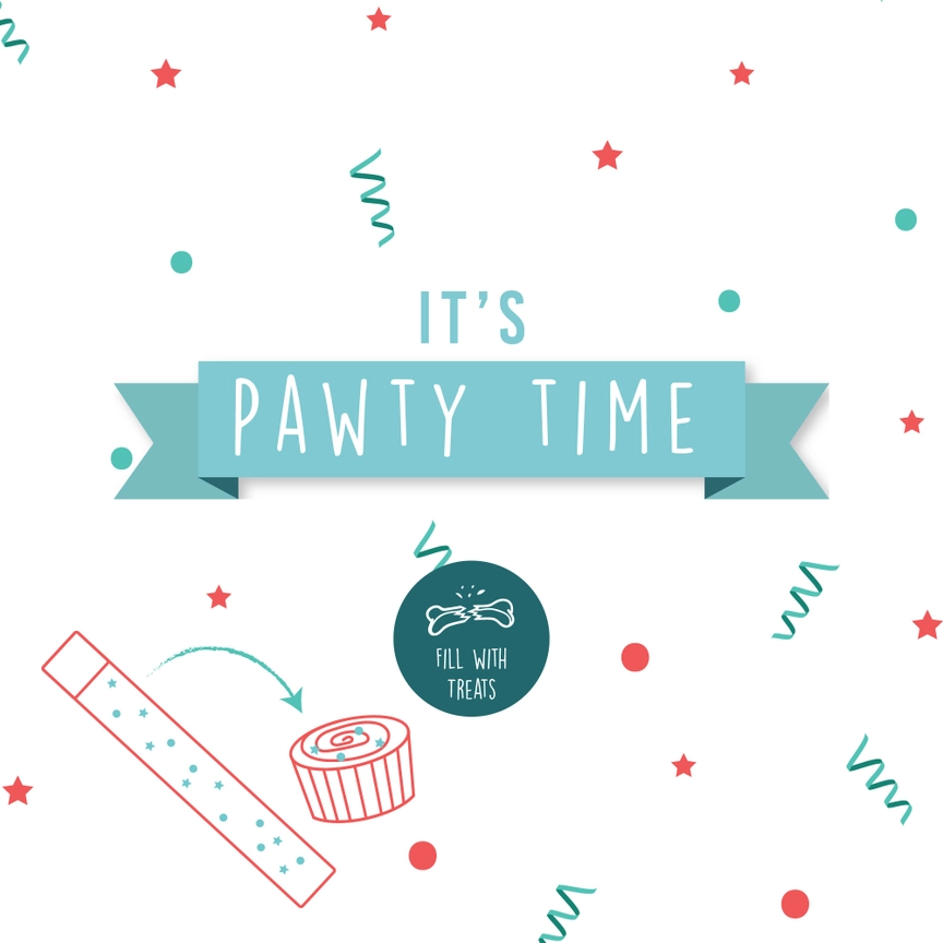 Pawty Snuffle Cupcake Gul - 6