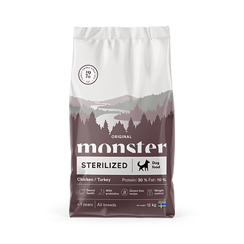Monster Dog Original Sterilized 12Kg