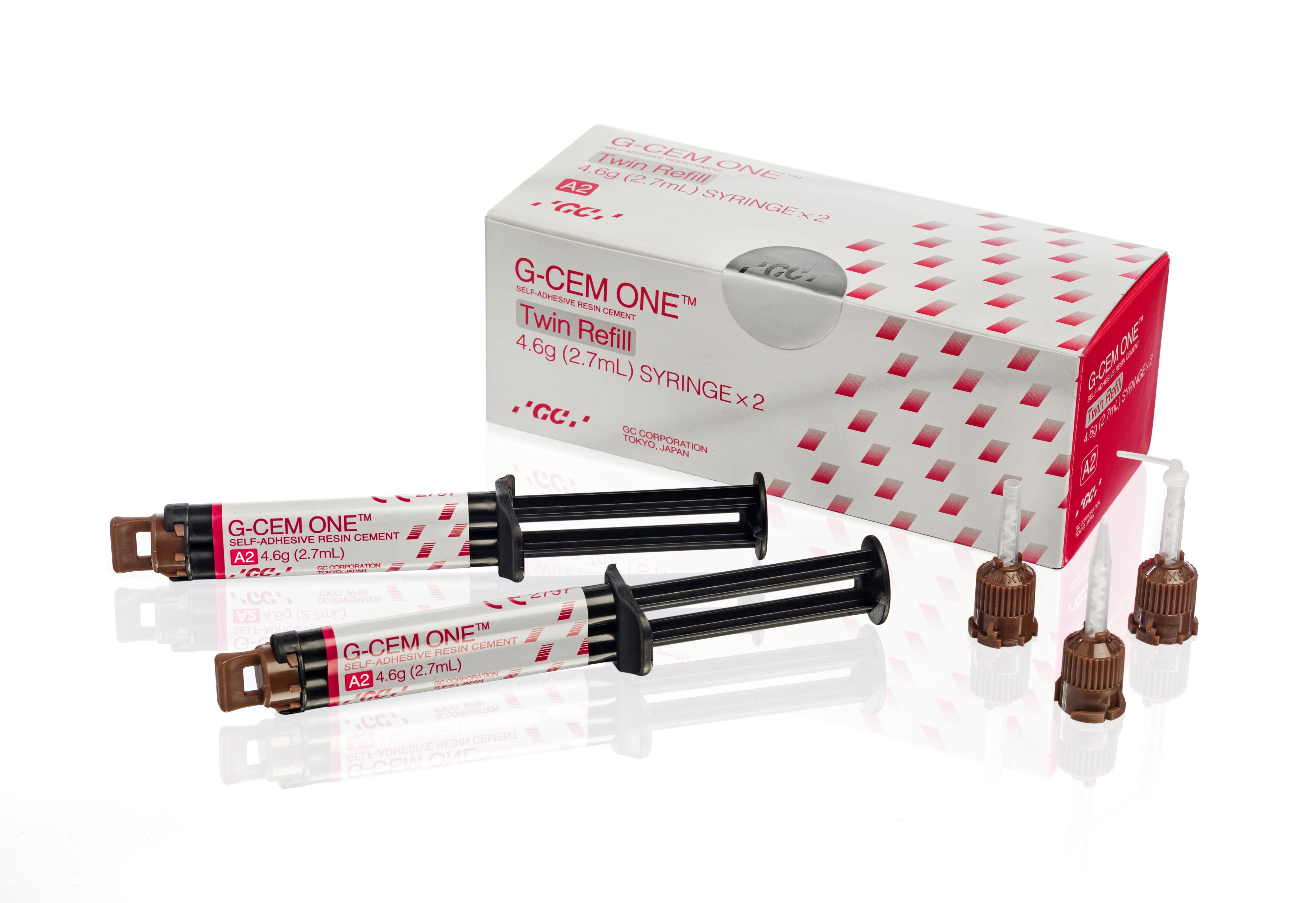GC CEM-ONE Twin Refill Translucent,  2 x 4,6 g / 2,7 mL