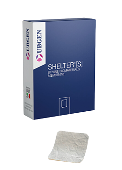 Shelter® Resorberbart kollagenmembran 15x20 mm, tjocklek 0,8 mm