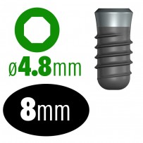 Infinity Octagon implant 4,8 mm x 8 mm RN