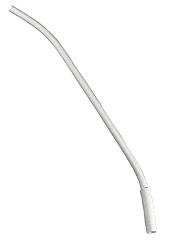 Medena suction tip double bent thin 17cm, 3 x 4,0mm 