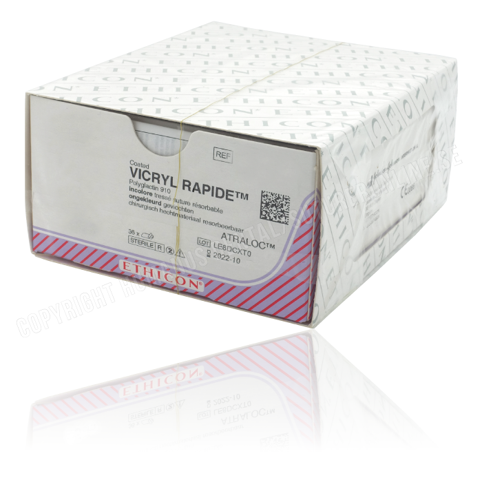 Vicryl Rapide sutur 3-0, OB1674H, V-7 needle, 70 cm undyed - 2