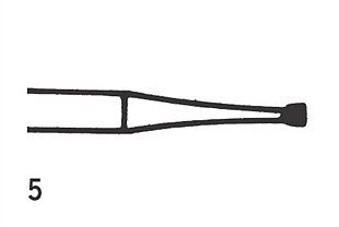 Steel Bur RA Inverted cone 5 (016), 6 pcs
