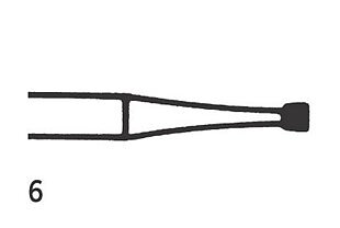 Steel Bur RA Inverted cone 6 (018), 6 pcs