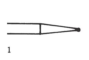 Steel Bur HP Round 1 (009), 6 pcs