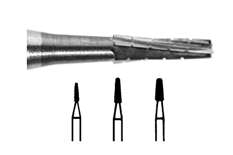 TC RA Bur Tapered fissure 701, 5 st
