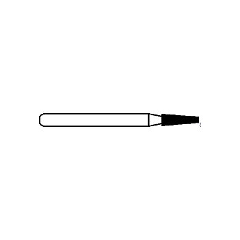 TC Fin.Bur Tapered fissureure 4, 5 pcs