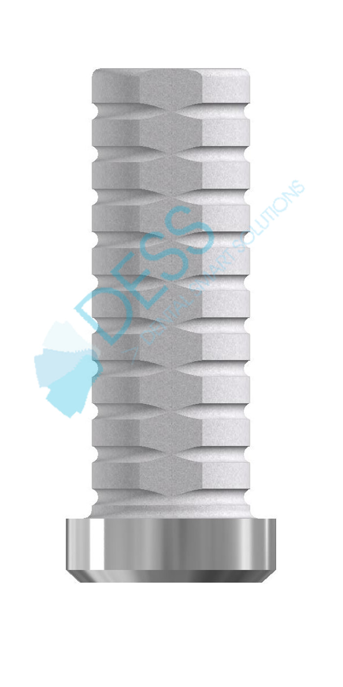 Temporary abutment RP engaging External Hex BH