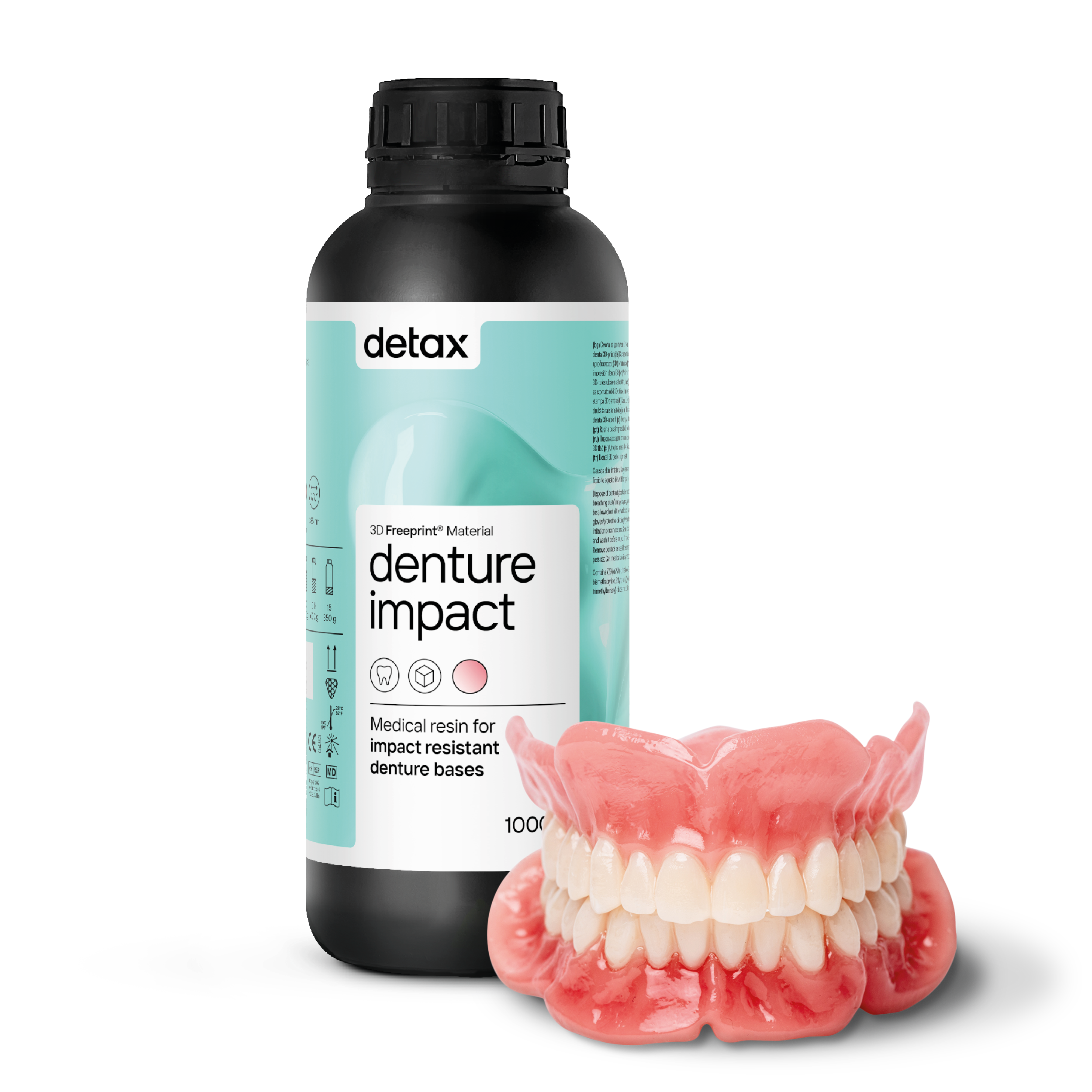 Detax Freeprint Denture Impact Resin Pink 1000 g