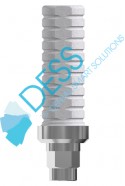 Temporary abutment engaging RP + screw