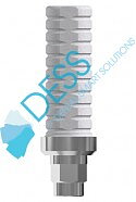 Temporary abutment engaging RP + screw