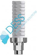 Temporary abutment engaging WP + screw