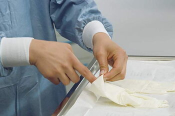 Surgical gloves latex sterile size powder free 6,5
