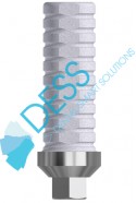 Temporary abutment engaging NP + screw
