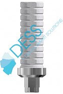 Temporary abutment engaging NP + screw