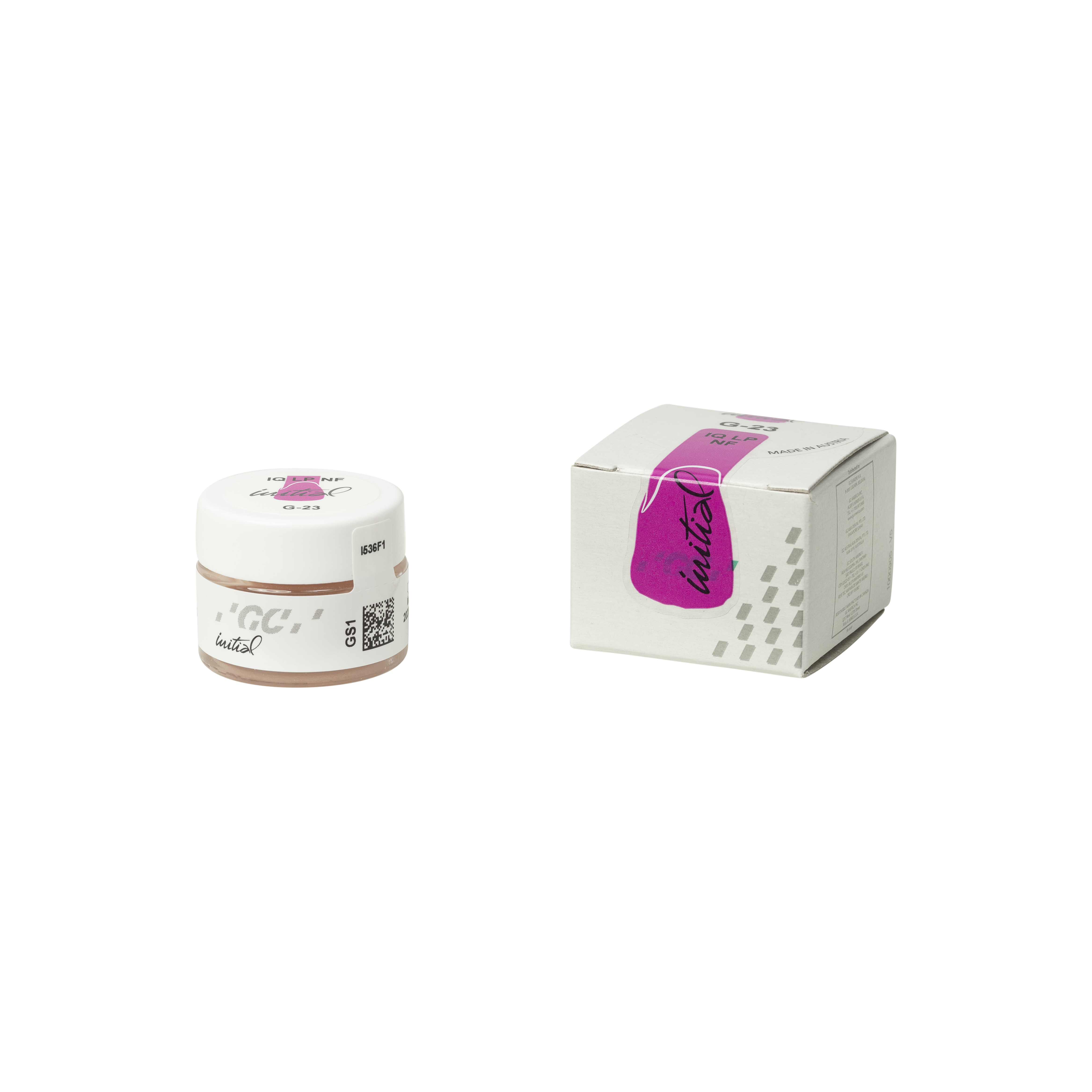GC Initial IQ, One Body, LP NF, Gum Shade, 4g, G-23