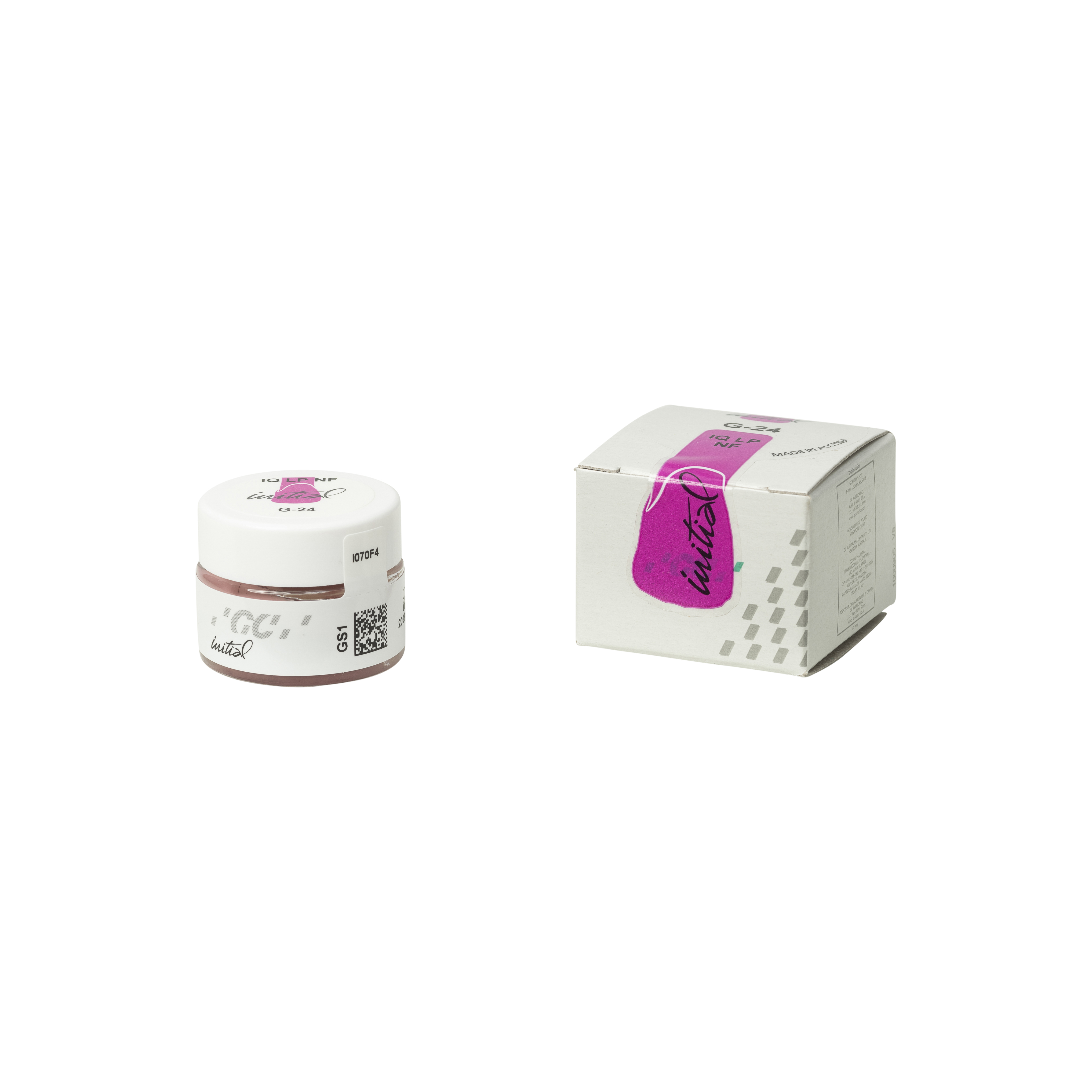 GC Initial IQ, One Body, LP NF, Gum Shade, 4g, G-24