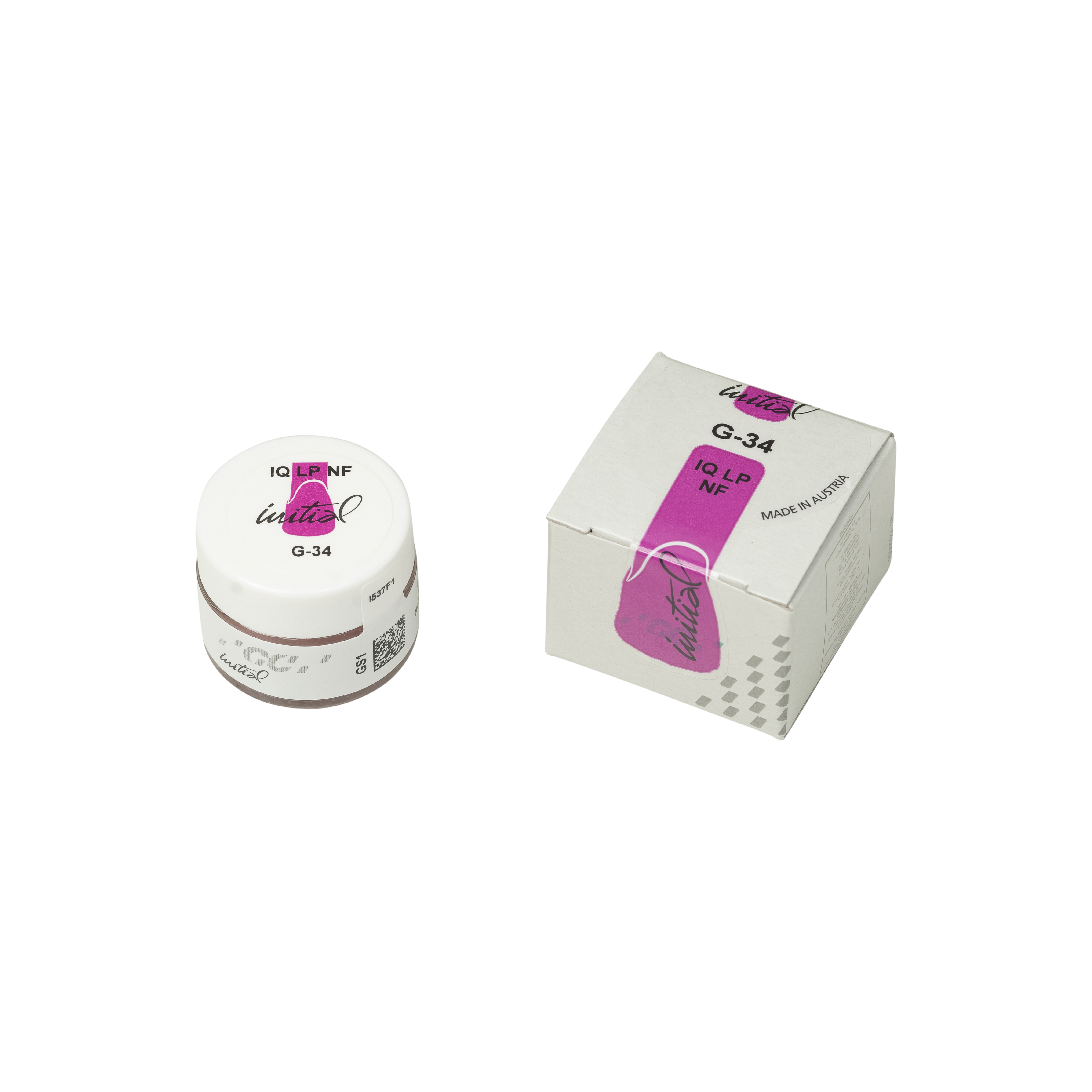 GC Initial IQ, One Body, LP NF, Gum Shade, 4g, G-34