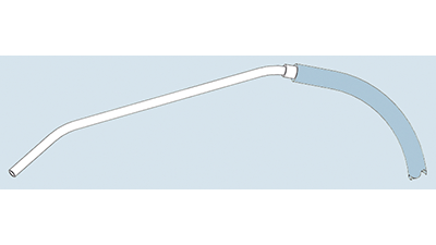 Medena suction kit double bent 17cm, 3 x 4,0mm, 2 m hose 50pcs