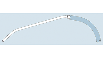 Medena suction kit double bent 17cm, 3 x 4,0mm, 2 m hose 50pcs