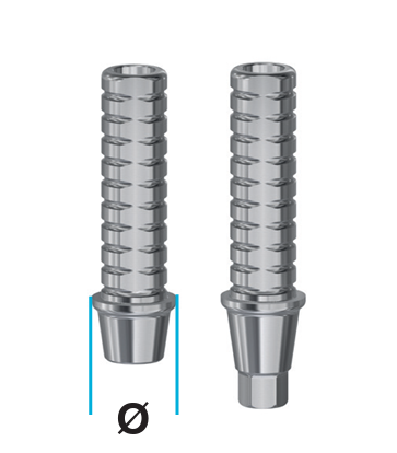 Temporary abutment non-engaging ⌀4.3 GH1 mm för Neodent® GM - 2