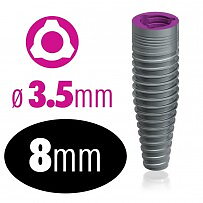 Infinity TRI-CAM implant 3.5 mm x 8 mm