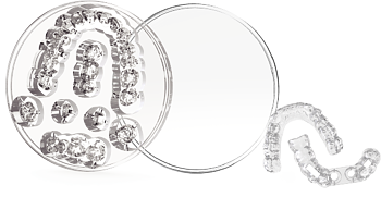 Clear PMMA splint