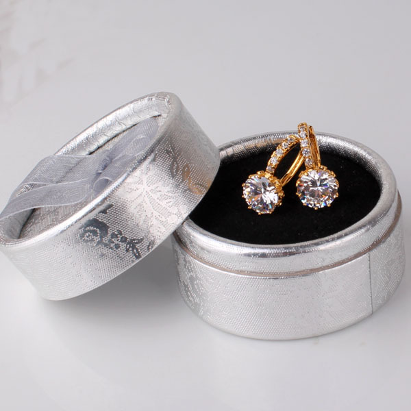 Örhängen med Cubic Zirconia och i 18 K Guldplätering - 6
