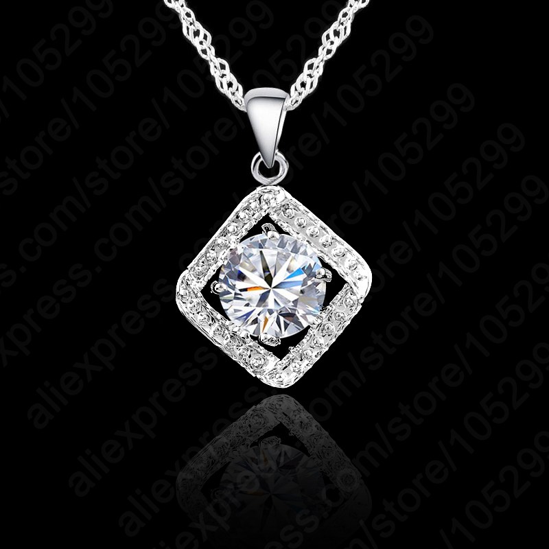 Smyckeset med Cubic ZIrconia samt i 925 Sterling Silverplätering - 3