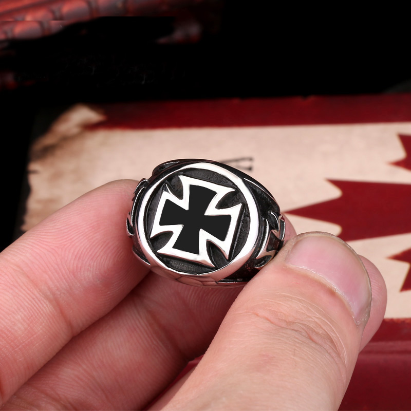 Ring "Maltese Cross"  i Rostfritt stål - 3