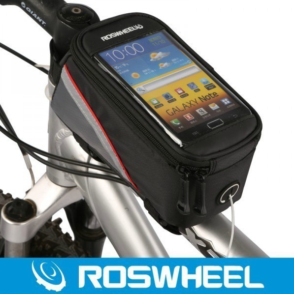 Cykelväska för mobiltelefon med skärm upp till 4,8" respektive 5,5" - 13