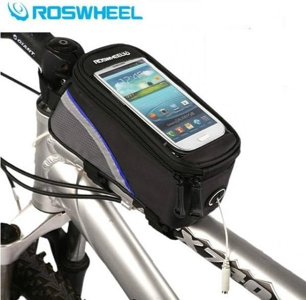 Cykelväska för mobiltelefon med skärm upp till 4,8" respektive 5,5" - 12