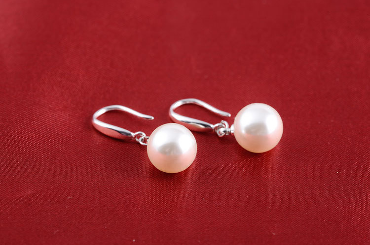 Örhängen "Pearl" med 925 Sterling Silverplätering - 3