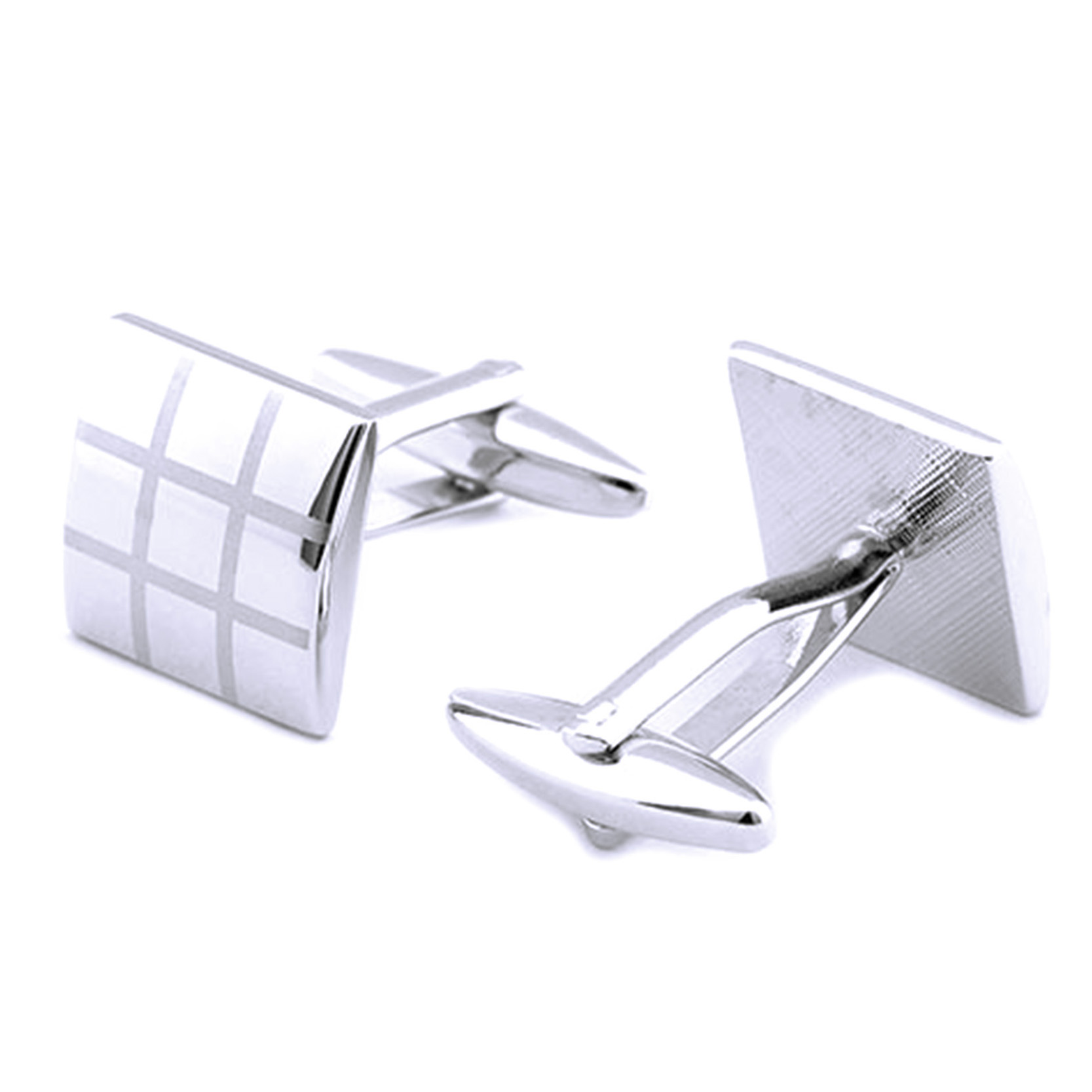 Manschettknappar i 925 Sterling Silverplätering - 2