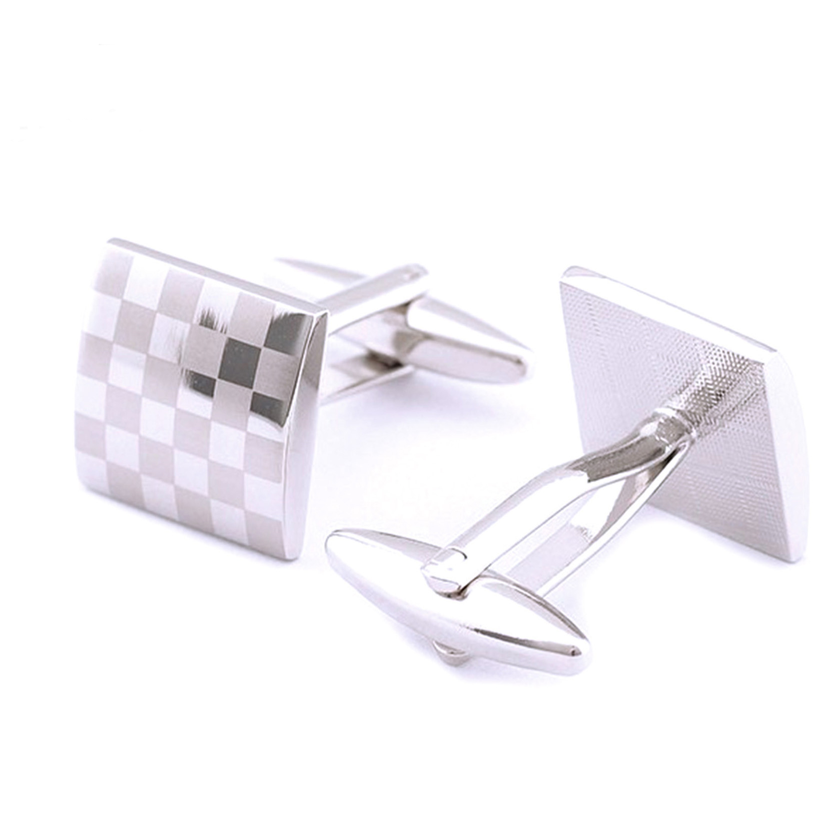 Manschettknappar i 925 Sterling Silverplätering - 2