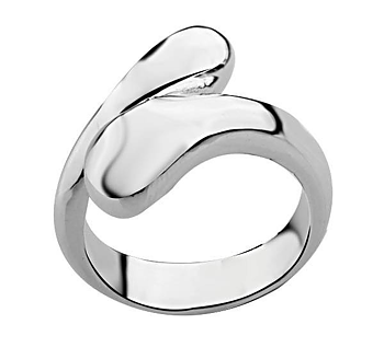Ring "Droppe" i 925 Sterling Silverplätering