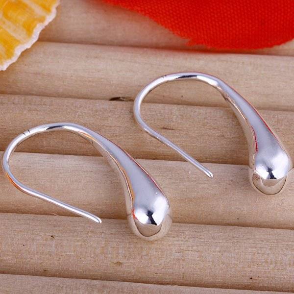 Örhängen "Droppe" i 925 Sterling Silverplätering - 2