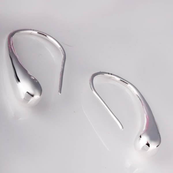 Örhängen "Droppe" i 925 Sterling Silverplätering - 3