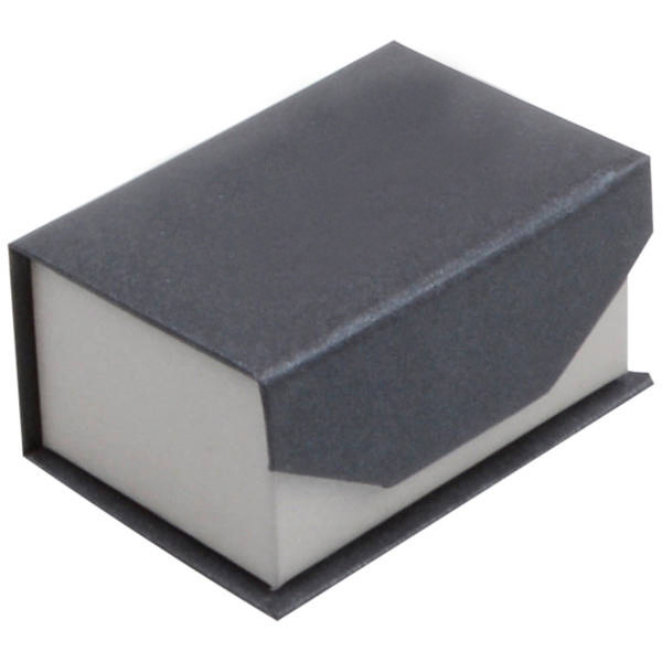 Smyckesask  Milano -Pearl Antracit -Silver -till Förlovningsringar - 2